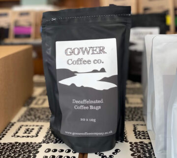 Gower Coffee Decaffeinated Bags 360x320